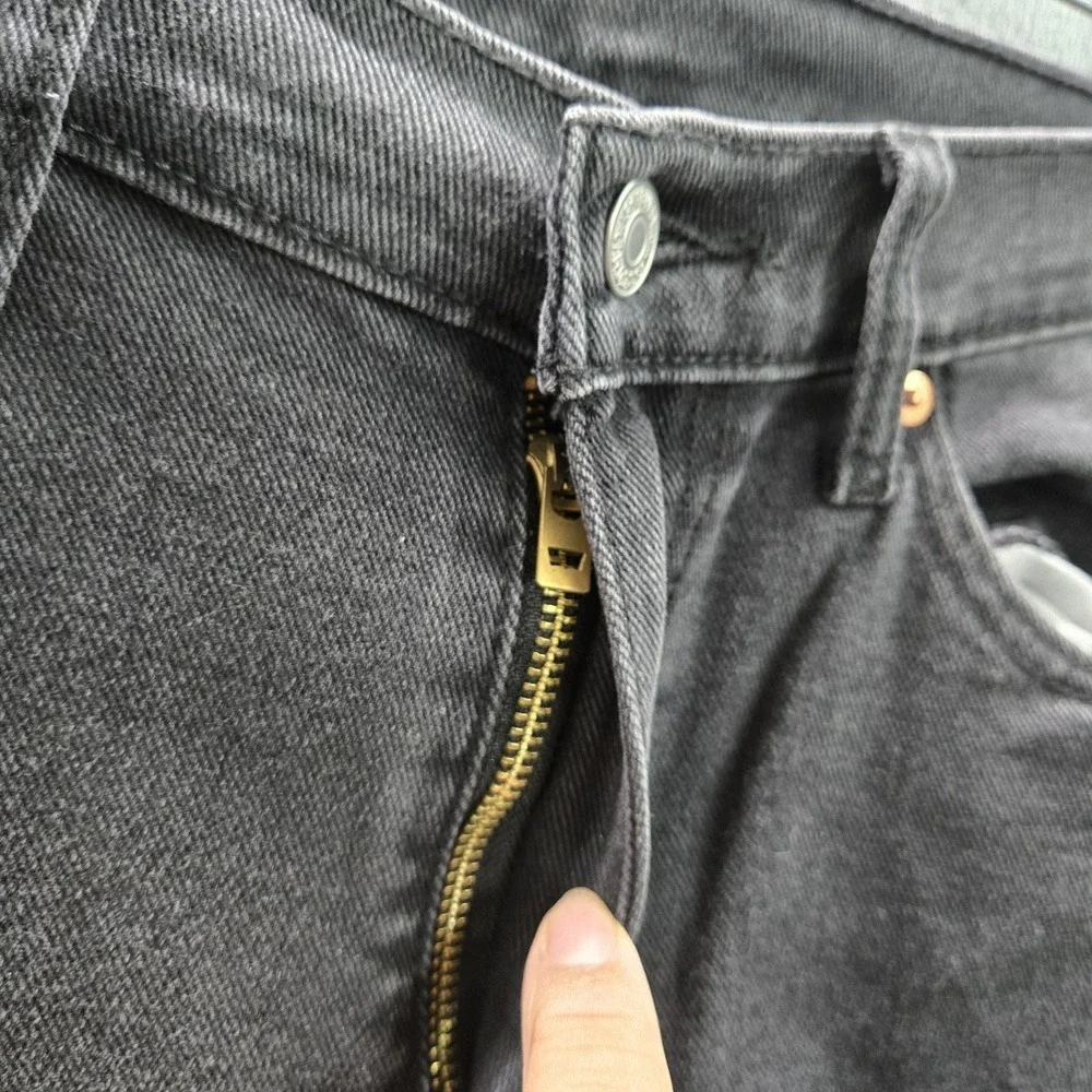 Levi's 514 Men Jeans 34X30 Black Denim‎ Straight Fit 29